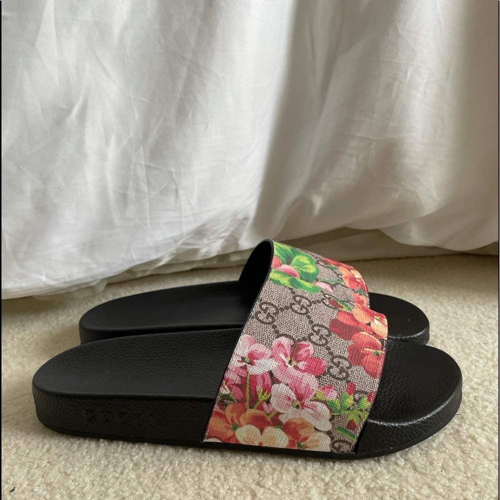 GG Blooms Supreme Slide Sandals